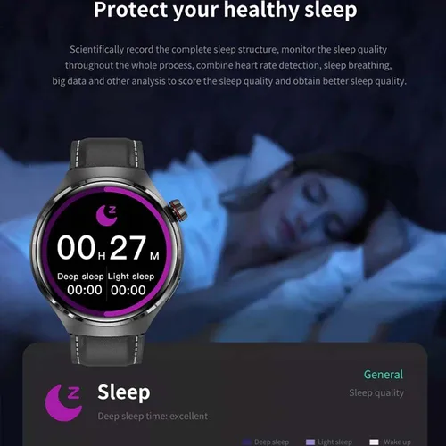 Imagen 2 del producto Relojes pro 2025 Nuevo reloj inteligente para hombres Pantalla de alta definición Rastreador de salud Bluetooth Llamada Asistente de voz Relojes inteligentes deportivos