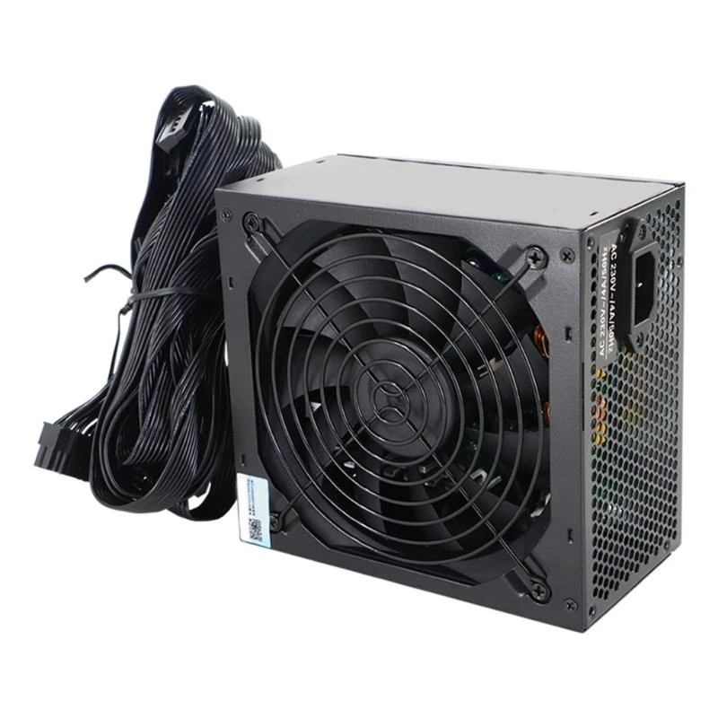 Ruhige 550 -W -Gaming -PC -Stromversorgungsrate 550W Stromversorgung mit energiesparenden Hydrauliklagerlüfter und PFC