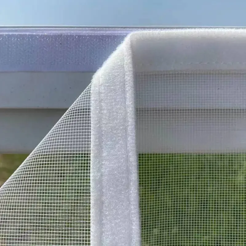 pgraded zipper mesh window screen anti-mosquito anti-bird anti-cat magic self-adhesive screen mosquito nets for window