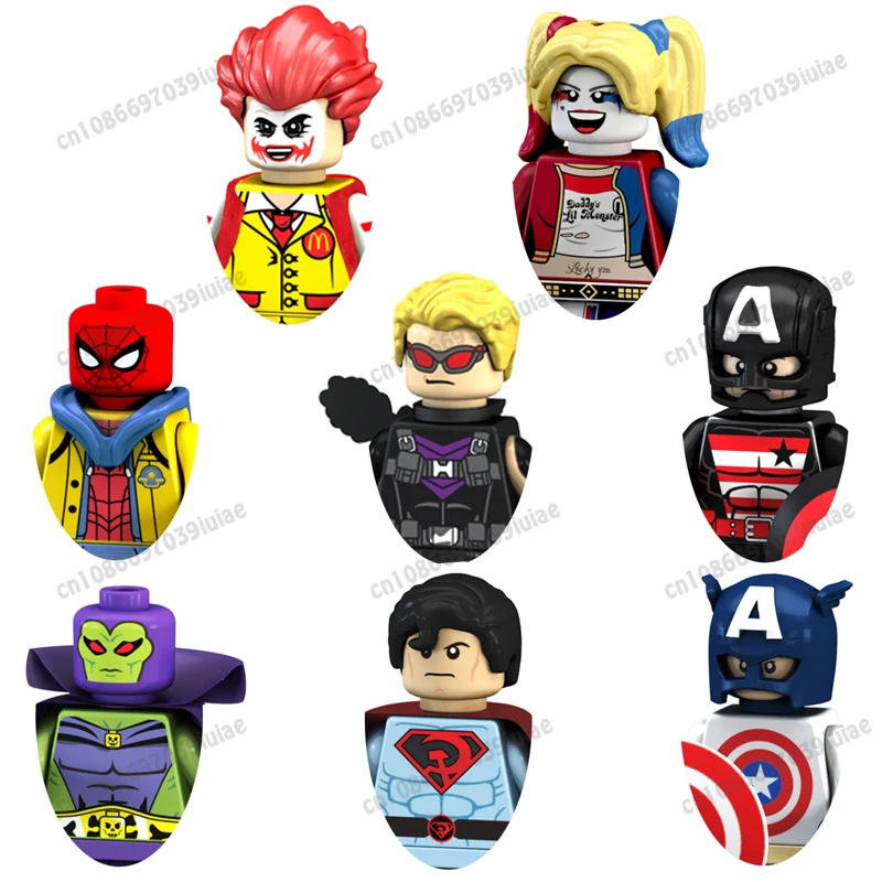 Hot Toys Clown Ivy Batman Harley Quinn Catwoman Robin Bricks Cartoon Character building block Birthday Present PG1543 DY623