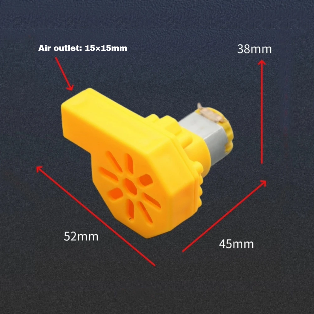 DC3-5V DIY Blow Fan Kit Wind Turbine Components Set 130 High-speed Motor Drive Floating Ball Technology DIY Kit
