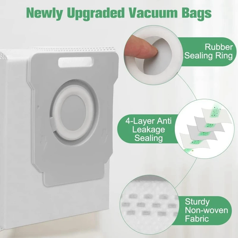 Zubehör-Kit für irobot Roomba Combo J7/Plus Staubsauger Ersatz Gummi bürsten Filter Vakuum beutel Mopp