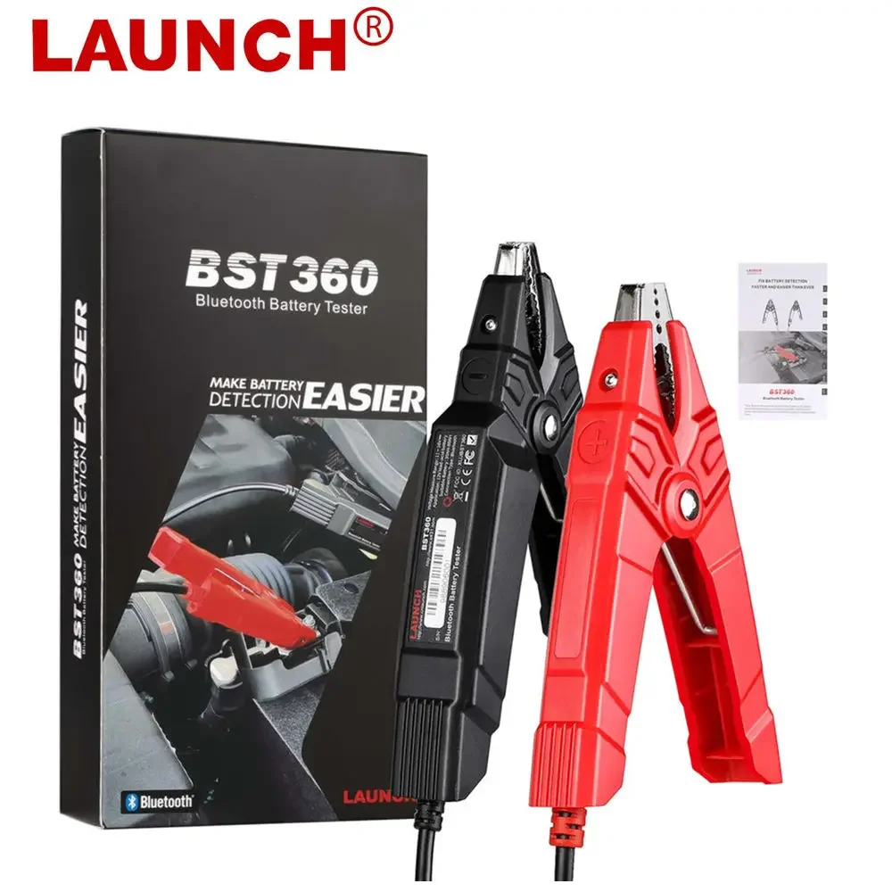 LAUNCH X431 BST360 Car Battery Tester Clip Analyzer 12V Voltage Battery Charging automotive scanner for X431 PROS V Bluetooth