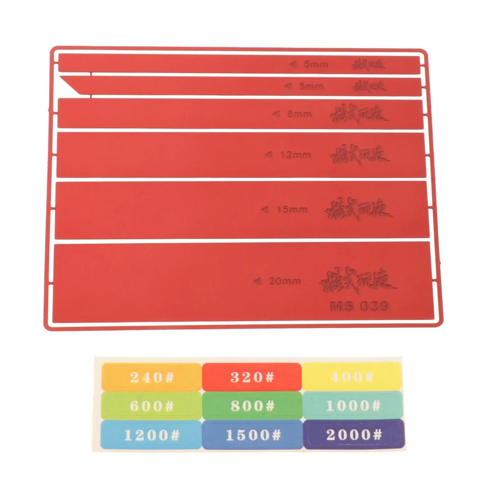 

6 Pieces Detail Grinding Stick File Hobby Model Craft Tool Building Tools for Handheld Decoration