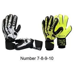 Guanti da portiere Anti Slip Grip Palms PU Protection Football Soft PU per i più difficili salva portiere adulto