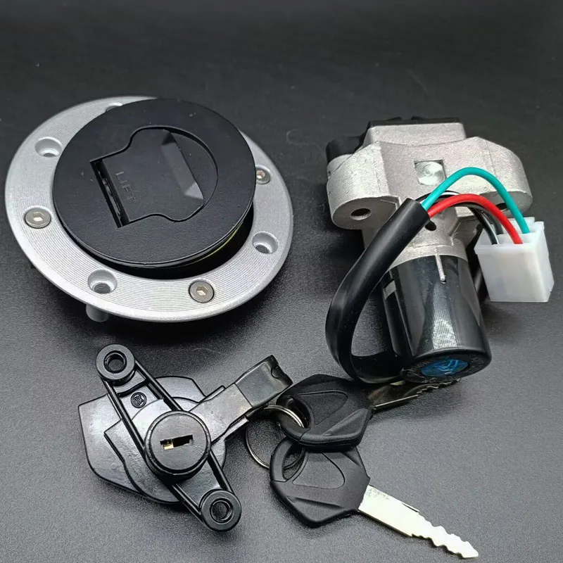 Ignition Switch Gas Cap Seat Lock Key Set For Suzuki RF600 (RF600R) GN76A 1993-1997 Suzuki RF900 (RF900R) 1994-1999
