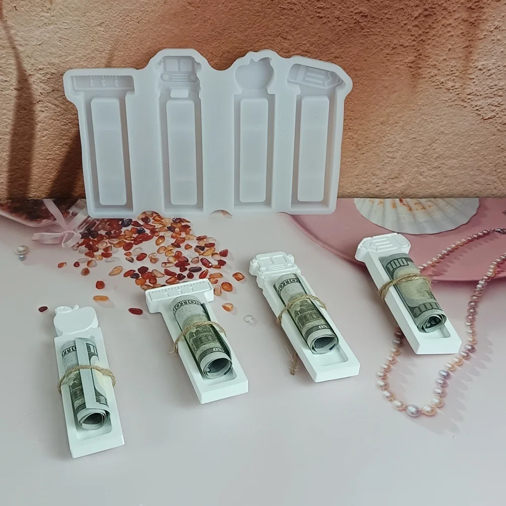 New Hot Mould Back-to-School Season Chocolate Storage Desktop Decor Mold Cement Plaster Home Decor DIY Ceramics Silicone Molds