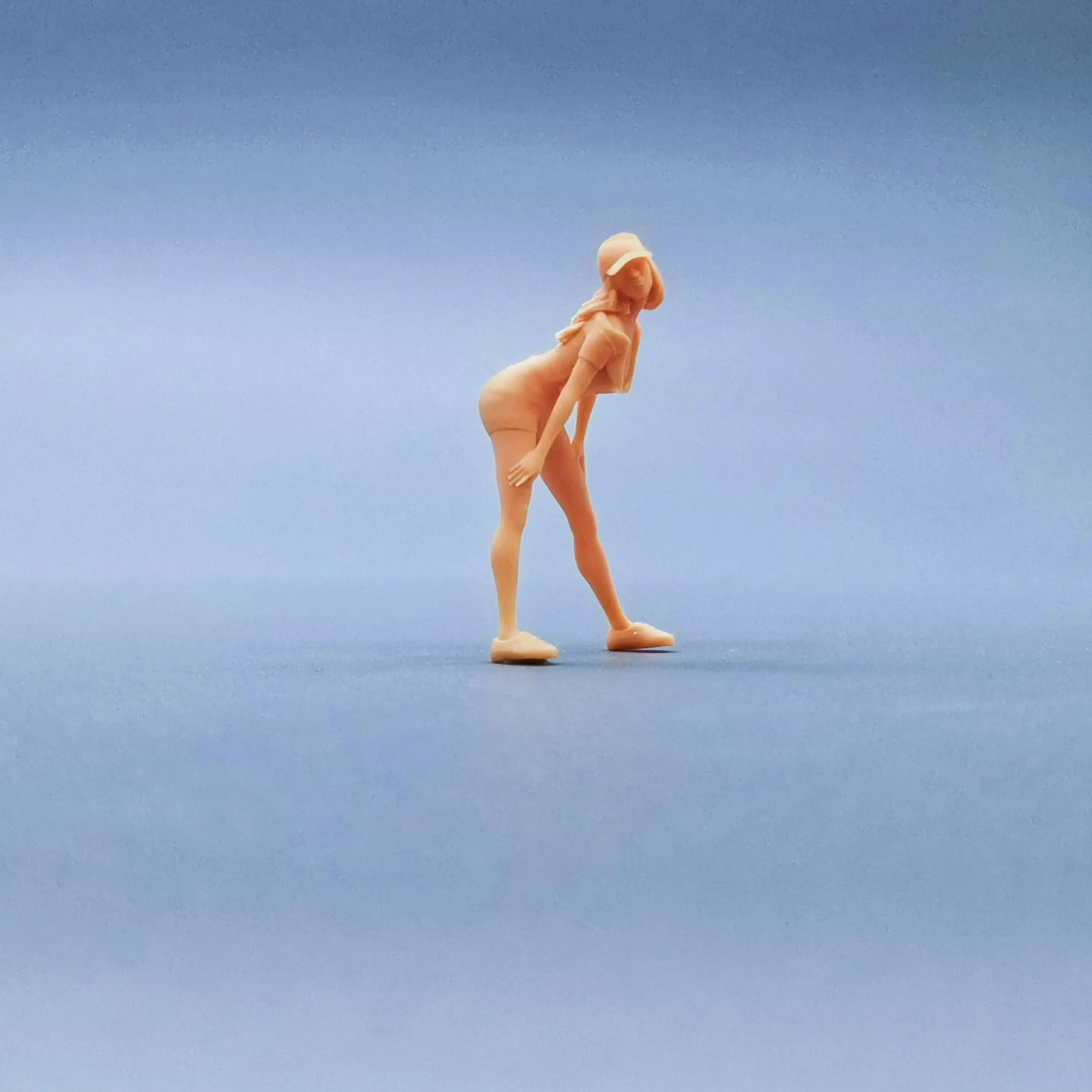 1/64 1/43 Figurines Scale Model Resin Support Thigh Girl Uncolored Miniatures Diorama Hand-painted W130