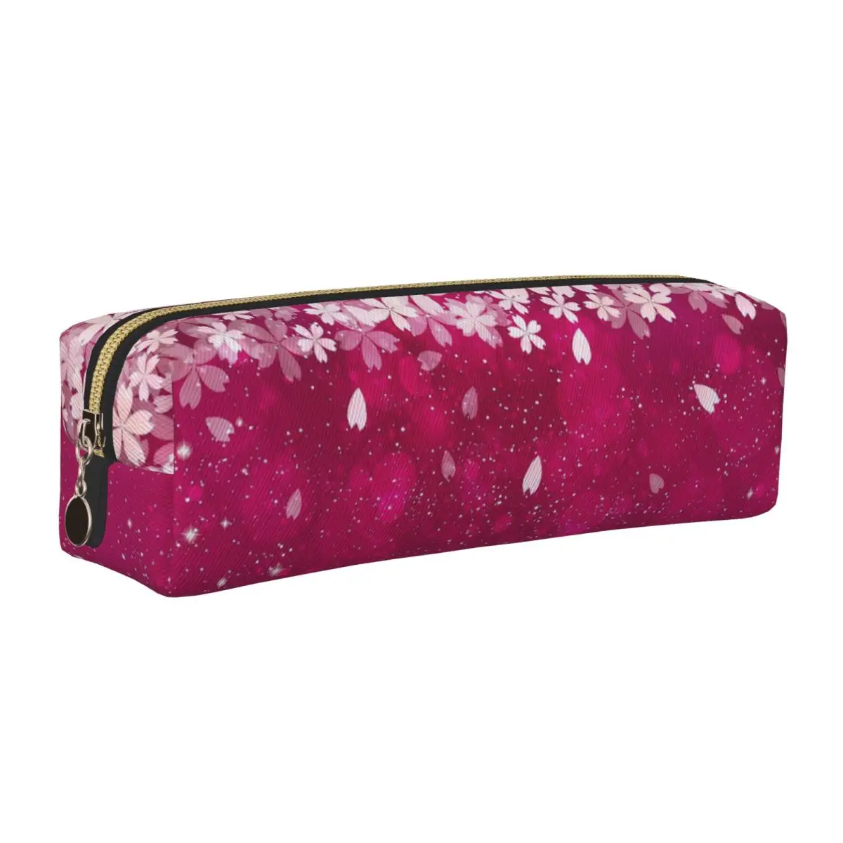 Japanese Sakura Cherry Blossom Pencil Cases Lovely Pen Bags Student Large Storage School Supplies Cosmetic Pencilcases