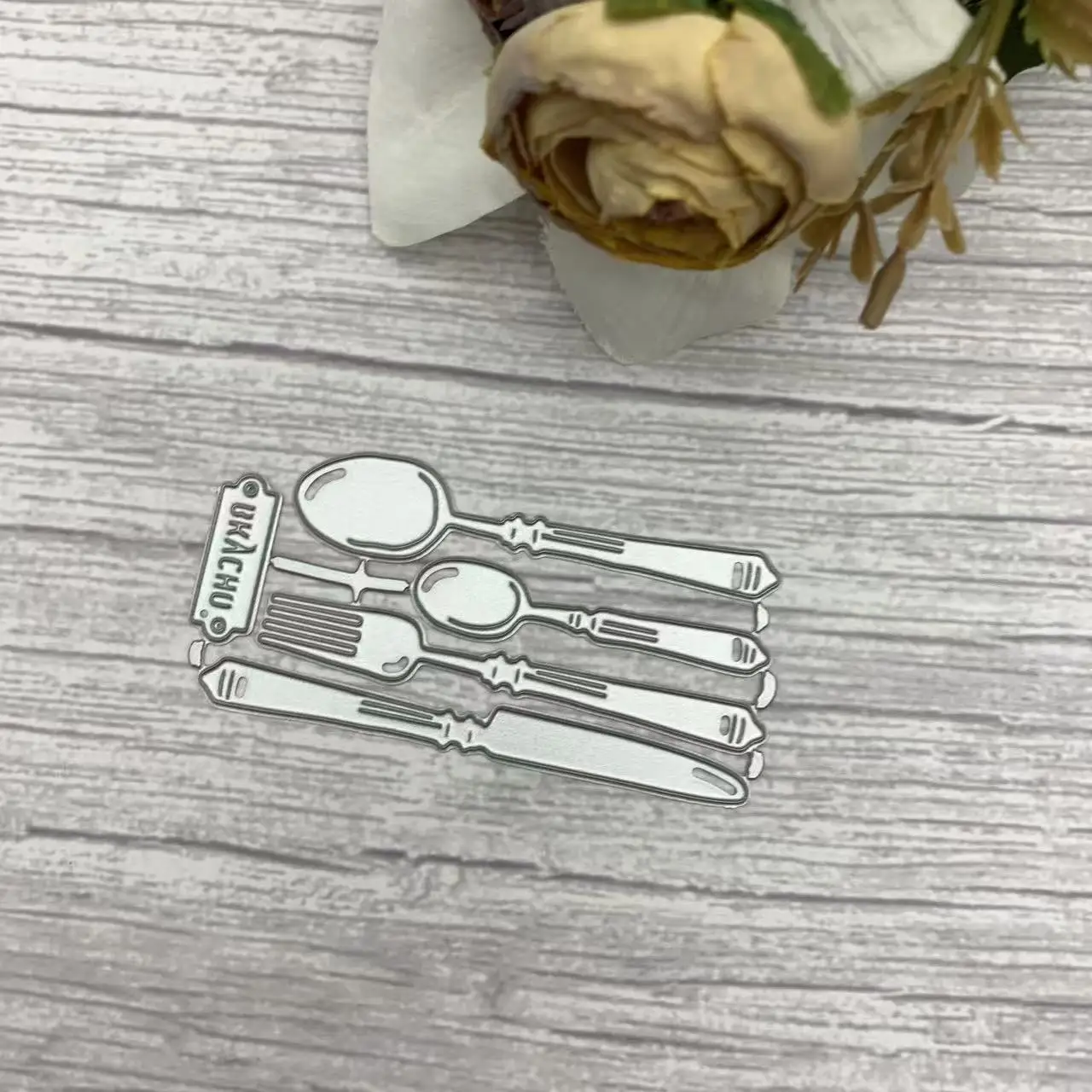 Vintage Besteck Metall-Stanzformen für DIY Scrapbooking Karten Bastelarbeiten – Detail 4