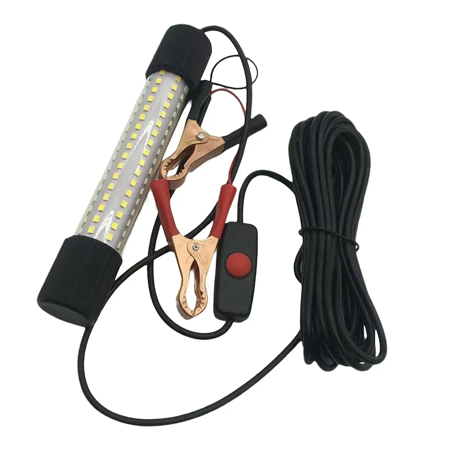 LED Submersible Fishing Light Waterproof Attractor for Night Fishing Underwater Lamp Tool Equipment