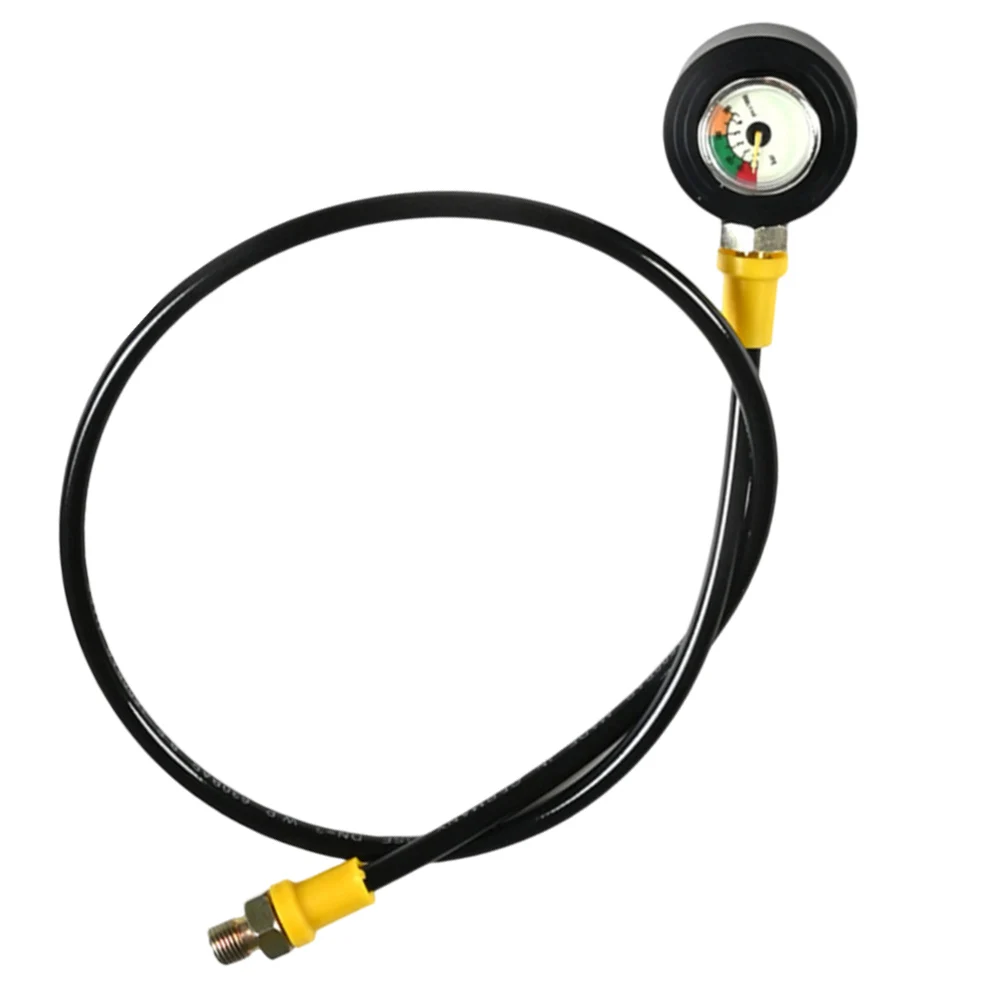 Reliable Scuba Diving Tank Pressure Gauge with Luminous Dial M10*1 Thread Waterproof Stainless Steel Tester Equipment