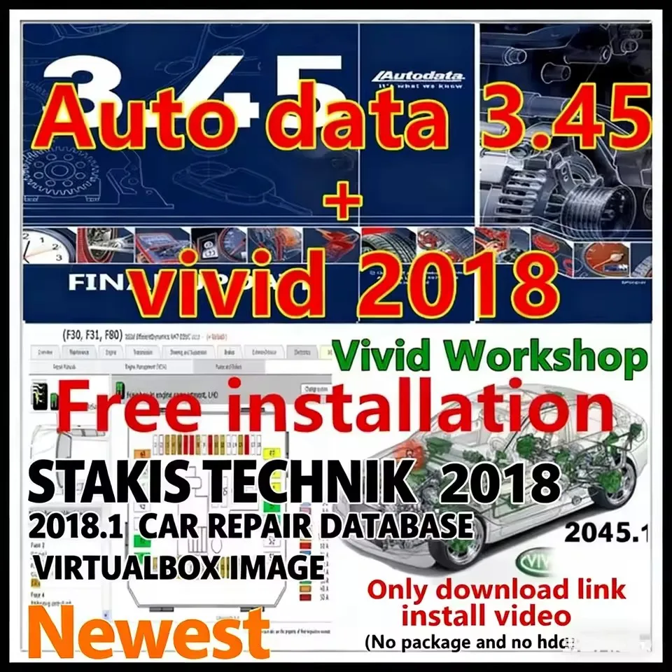 

Сканер OBD2 Vivid 2018 для диагностики (Atris-Technik) + программное обеспечение ALLDATA 10.53 для ремонта автомобилей, автомобильные аксессуары с электрическими схемами