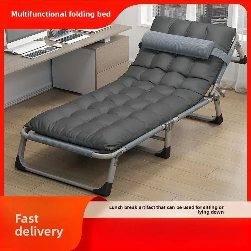Foldable Single Bed Lightweight Portable for Home Office Outdoor Nap Camp Multi Purpose Lounger Recovery Best Sleep Foldable Bed