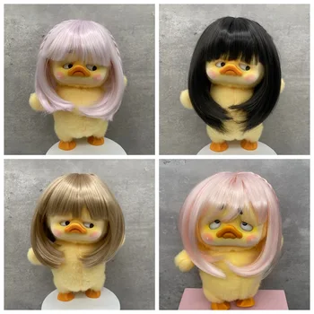 Wig for Upsetduck Doll Wig 24-26cm Head Circumference High Temperature Fibre Hair for Labubu Doll Decoration 1
