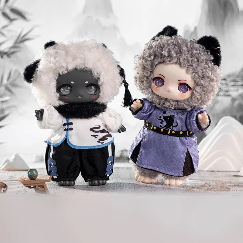 Nagi Moumtain 및 River 로맨스 시리즈 비닐 봉제 인형 블라인드 박스 미스터리 박스 장난감 귀여운 액션 애니메이션 피겨 모델 선물 펜던트