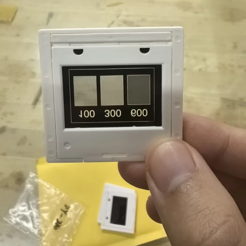 5PCS 50X50mm Interference Diffraction Grating Set Single Double Triple Slit Round Hole Grid Optical Experimental Instrument