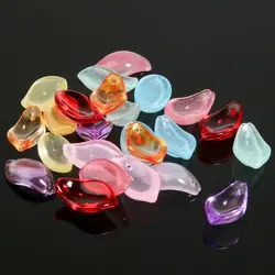 Czech Crystal Beads Lampwork Glass Leaves Shape Beads For Jewelry Making Diy Needlework Earrings Bracelets Hairpin 20pcs/lot