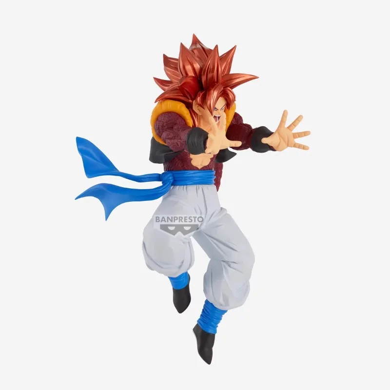 Bandai Original Banpresto Dragon Ball GT Bos Super Saiya 4 Gogeta PVC Anime Action Figure Model Collectible Toys