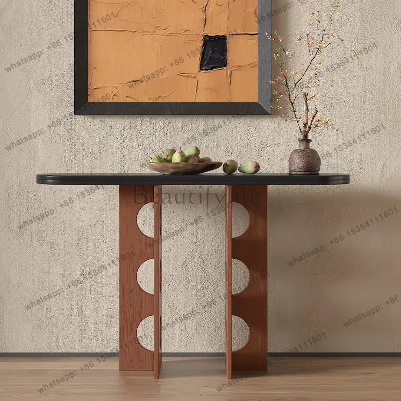 Creative Nordic Unique Console Tables Space Saving Console Entrance Creative Living Room Furniture Mesita Recibidor De Entrada