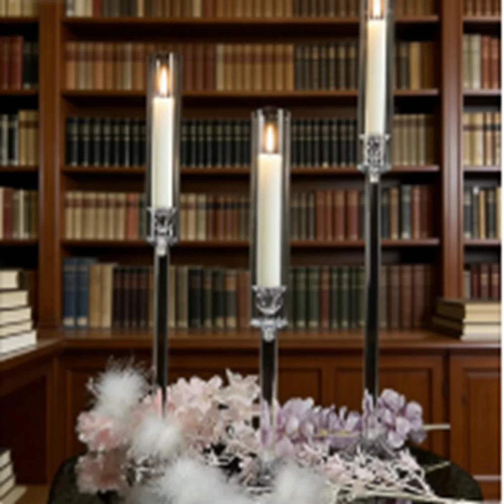 

3 шт./компл.) хрустальные подсвечники, акриловые подсвечники, центральные детали, дорожный свинцовый канделябр, центральные детали, свадебные порты, рождественский декор