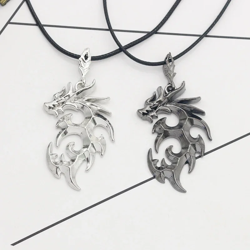 1pc Gothic Zodiac Dragon Necklace for Men Chinese Style Animal Pandent Choker Jewelry Trendy Accessories Party Gifts 2026