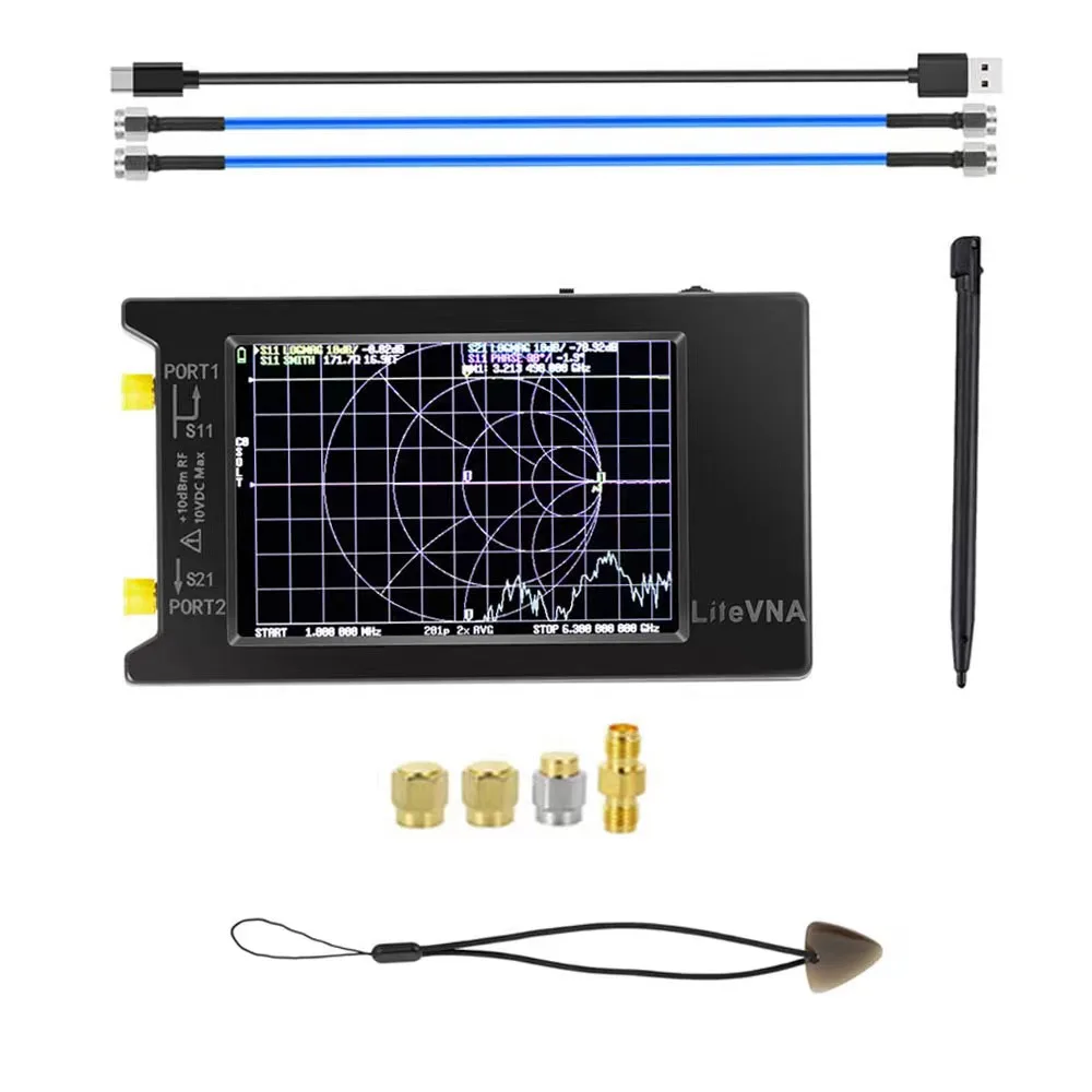 4 inch NanoVNA Vector Network Analyzer LiteVNA. Frequency Range: 50kHz-6.3GHz