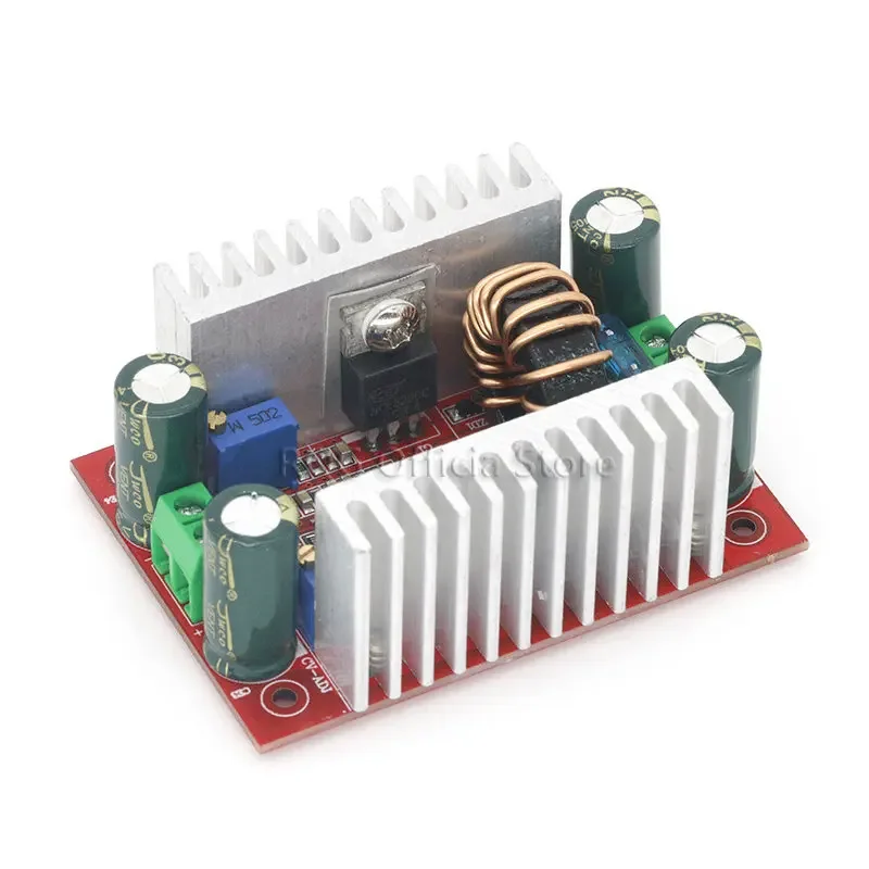 DC 400W 15A Step-up Boost dönüştürücü sabit akım güç kaynağı LED sürücü 8.5-50V için 10-60V voltaj şarj adım modülü