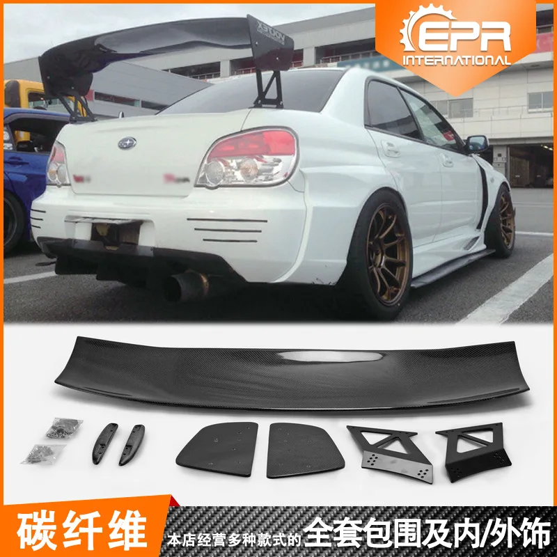 

Subaru Impreza 789 поколения GDA GDB модифицированный хвост Voltex из углеродного волокна GT, спойлер с фиксированным ветровым крылом