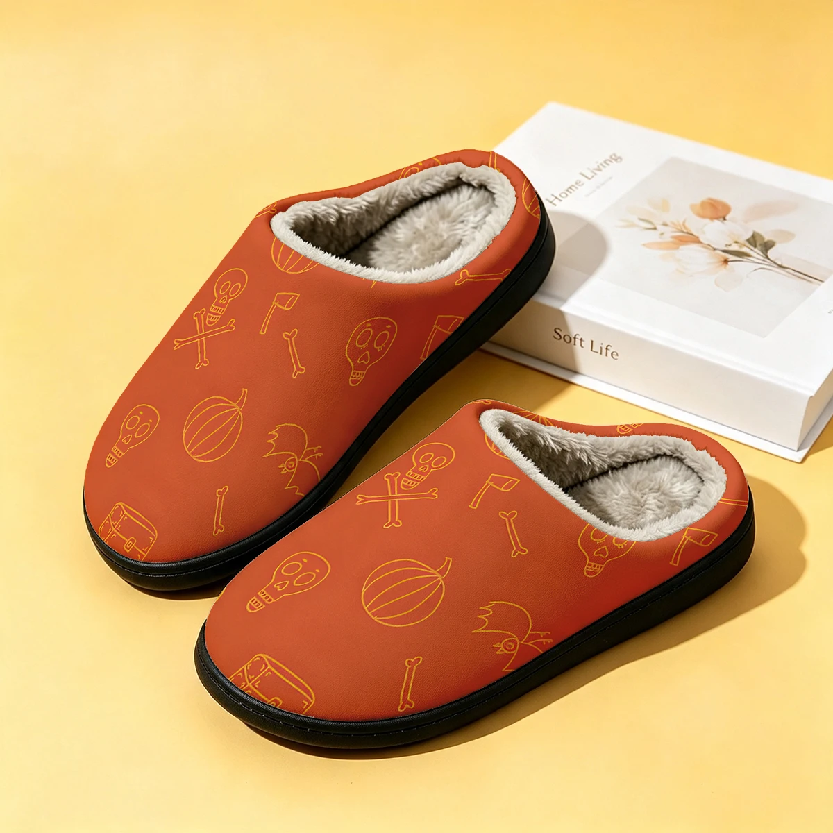 Men Shoes For Winter - Yellow Line Spooky Art Women's Winter