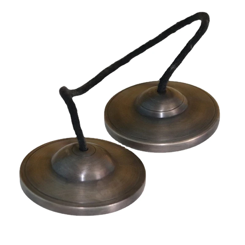 

Nepal Handmade Tinkle Bell Cymbals with Bag Large Brass Buddhist Tingsha Bells Yoga Meditation Healing Bell Musical Instrument