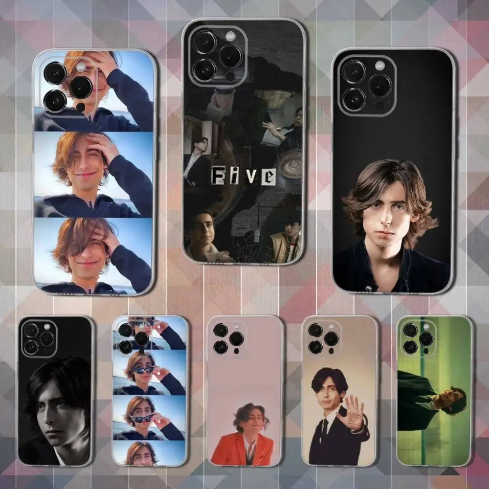 

Actor A-Aidan G-Gallagher Phone Case For iPhone 16,15,14,13,12,11 Pro,Max,Plus,X,XS,XR,SE,Mini Transparent Soft Cover