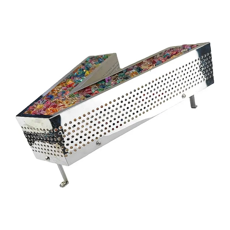 ​201 Stainless Steel U-Backlight Lamp Holder, For LED Light-Emitting Sign Installation, 100 PCS/Bag