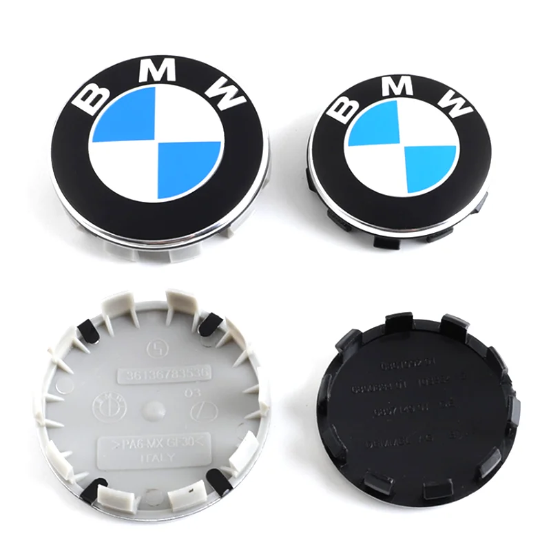 100 Pcs 56mm 68mm 10 Pin Auto Car Wheel Hub Center Caps 36136850834 Hubcap 36136783536 Rim Cover Badge Logo Emblem Accessories