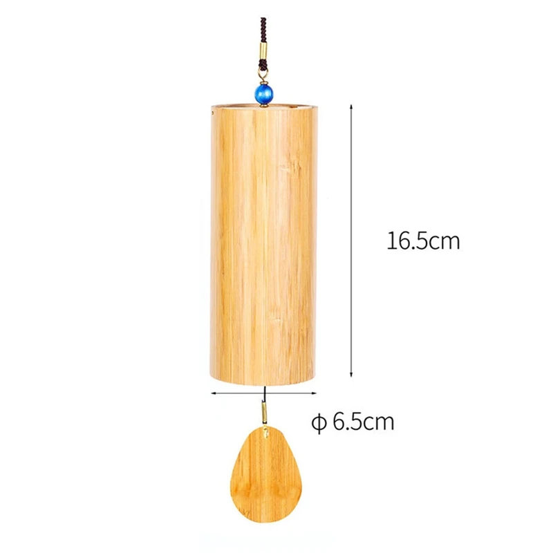 Chakra Chime Bamboo Meditation Chimes per esterni Wind Chime Sound Instruments Chimes Set C corda decorazione