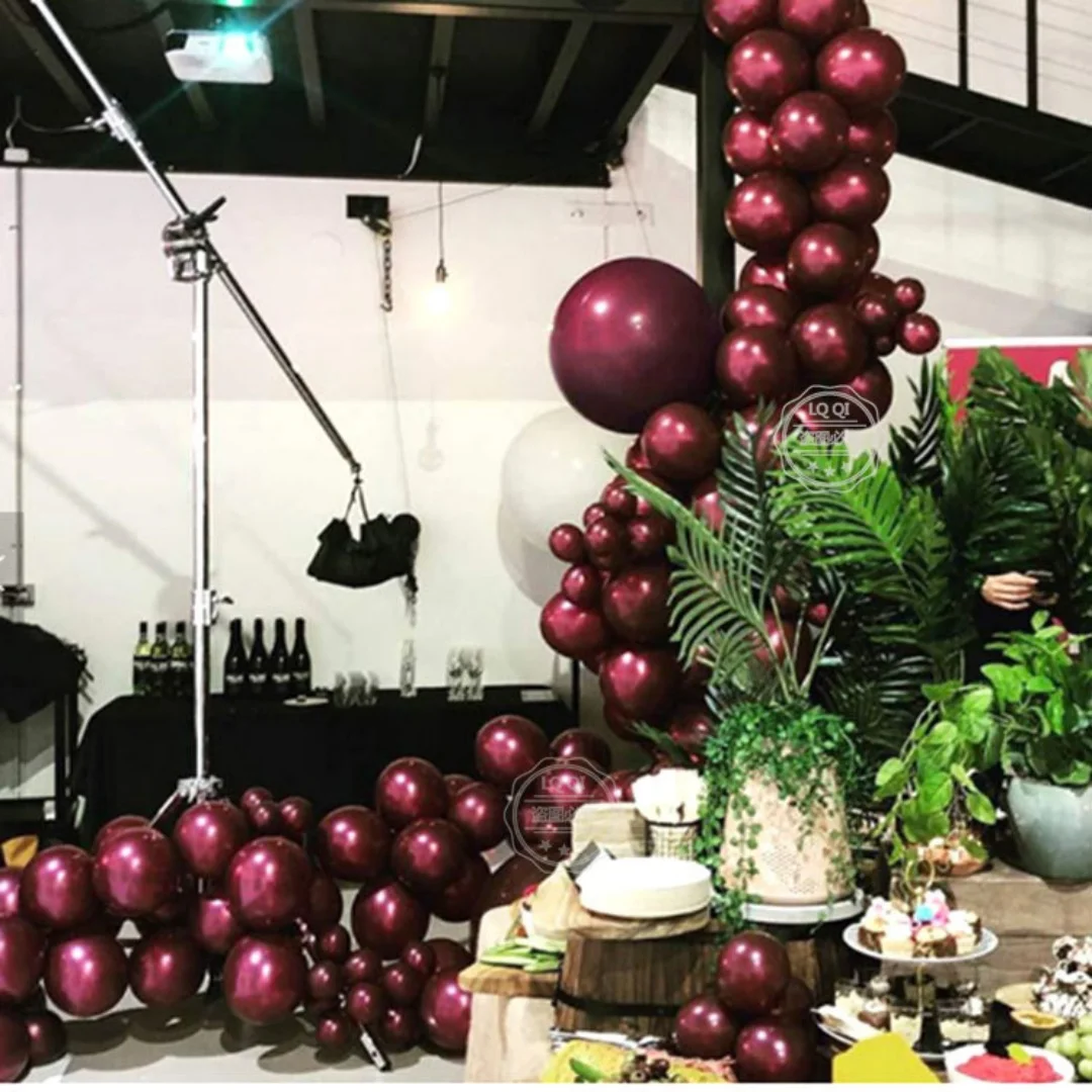 بالونات نبيذ هيليوم أحمر ، هواء ، بورجوندي ، زفاف ، أعياد ميلاد ، نبيذ ، مستلزمات زينة ، 10 بوصة ، 12 بوصة ، 20 بوصة