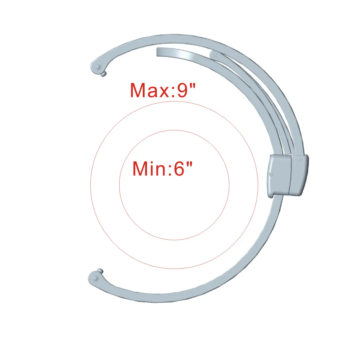 Ремешок для часов 14 мм, 16 мм, 18 мм, 20 мм, 22 мм со складной магнитной пряжкой, быстросъемный качественный силиконовый регулируемый браслет унисекс