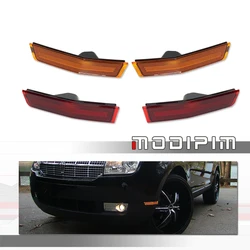 Car Front Rear Bumper Side Marker Light Fender Flare Light Housings For 2007 2008 2009 2010 Lincoln MKX, No Bulb,Car Accessories