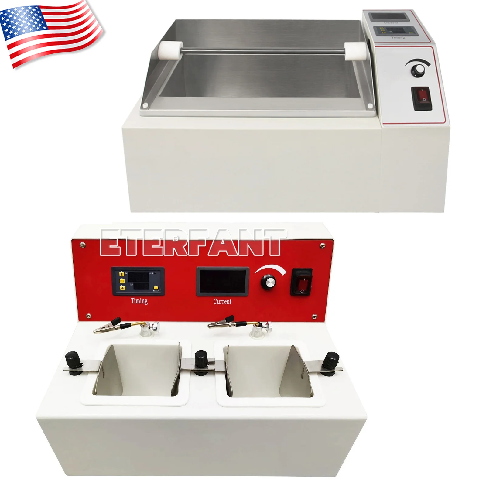 

Dental Lab Electrolytic Polishing Machine Unit with Two Electrolytic Cells/with Positive Swing Function - Surface Polishing