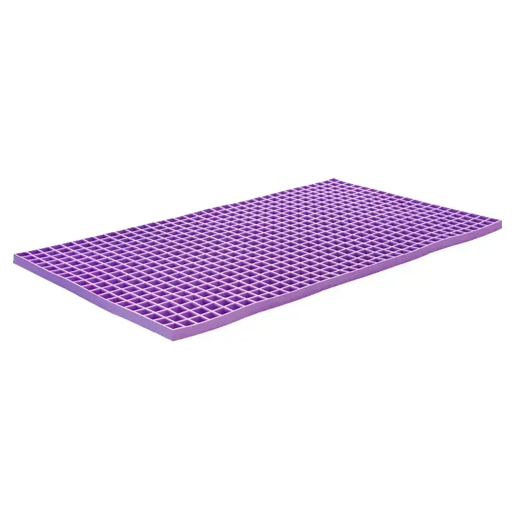 10 Pieces High Quality Cooling Purple Tpe Latex Memory Foam Mattress