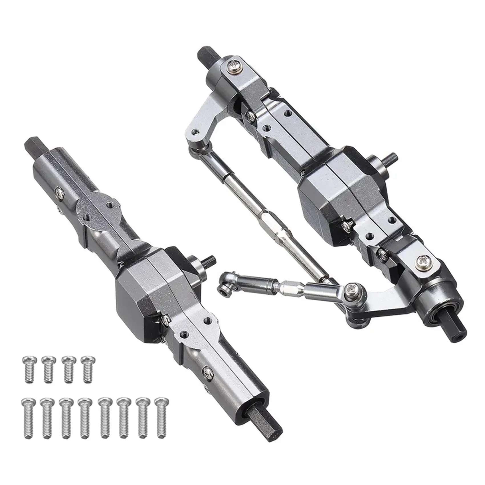 

Metal Front & Rear Bridge Axle Gear Box With RC Car 6V 370 Brushed Motor-AB01