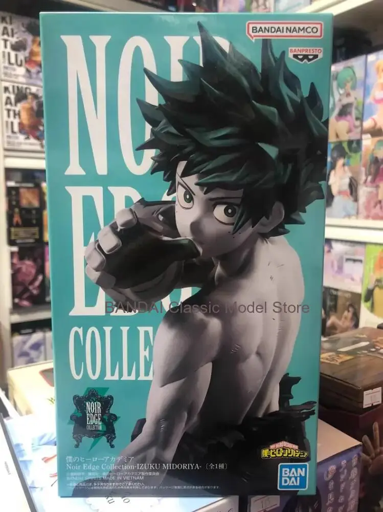 

Оригинальная коллекция Banpresto Noir Edge от Bandai: Фигурки аниме My Hero Academia Изуку Мидория, куклы, игрушки для детей, подарок