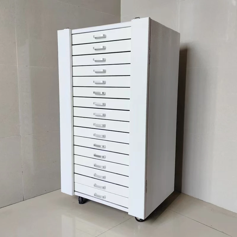 YAO custom.Cheap288 Slots Factory Price Exhibition Display Sunglasses Cabinet with Wheel Trolley Glasses Portable Black Pu Stora