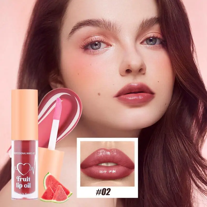 Temperature Color Changing Lipstick Tinted Lip Gloss Glossy Lip Oil Lip Balm Hydrating Nourishing Fruit Flavoured Lip Glaze