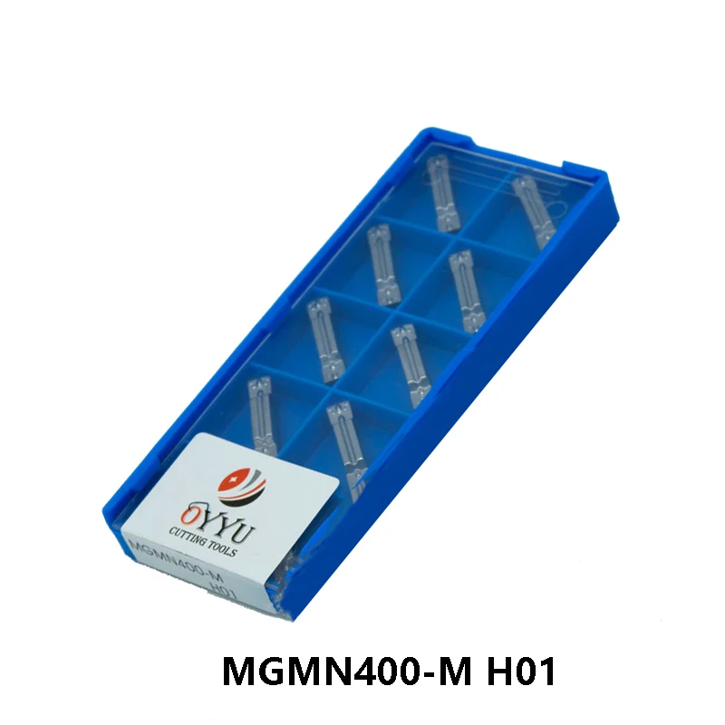 

OYYU MGMN 250 300 400 Aluminum Grooving Carbide Inserts MGMN200-M MGMN250-M MGMN300-M MGMN400-M H01 Lathe Cutter free shipping