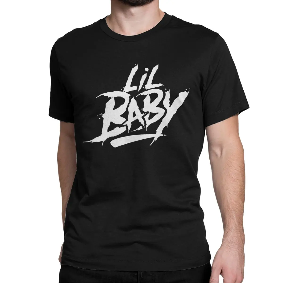 Men Women's Lil Baby Street Gossip Freestyle T Shirts Rap Music 100% Cotton Tops Short Sleeve Tee Shirt Graphic Printed T-Shirt