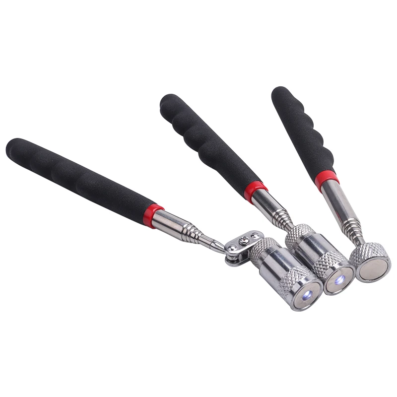 

Telescopic pickup with LED lamp magnetic rod magnetic rod metal parts magnetic tool magnetic pickup