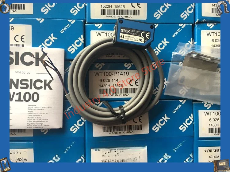 

WT100-P1412 Item number 6026110 Photoelectric sensor Brand New