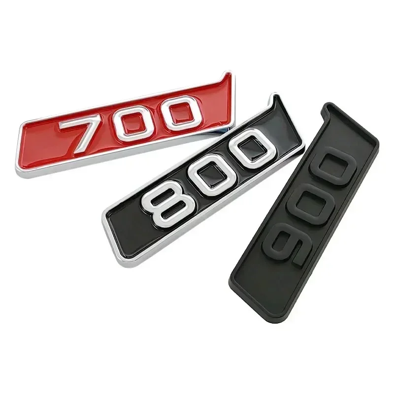 3D ABS Black 700 800 900 Logo Letters Car Fender Emblem Badge Sticker For Mercedes G500 G350d Brabus G700 G800 G900 Accessories