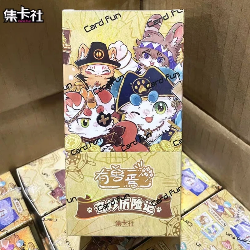 

Genuine Fabulous Beasts Cards Bizarre Adventure Versatile Cute Beast Cute Anime Collection Cards Board Games Toys Kids Gifts